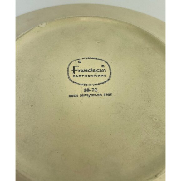 Vintage Franciscan salad plates, Mid Century Earthenware, Floral pattern, pair - Picture 6 of 7